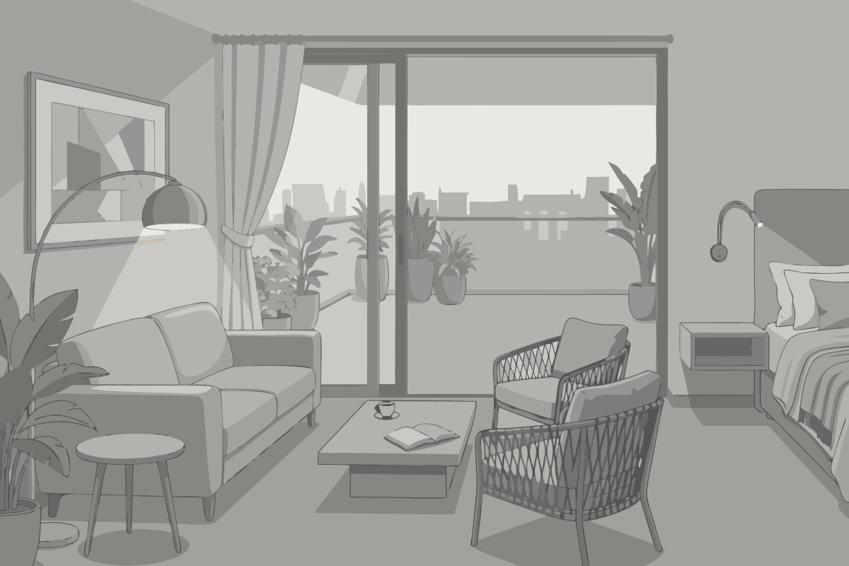 Corner Suite with Two Queen Beds - Non-Smoking